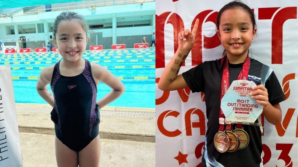 Zia Dantes ‘Most Outstanding Swimmer’, Dingdong hindi present sa event ng anak pero…