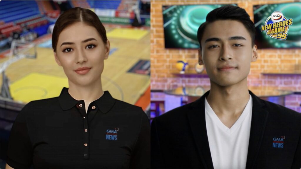 GMA ipinakilala ang AI-generated sportscasters, netizens may iba’t ibang reaksyon