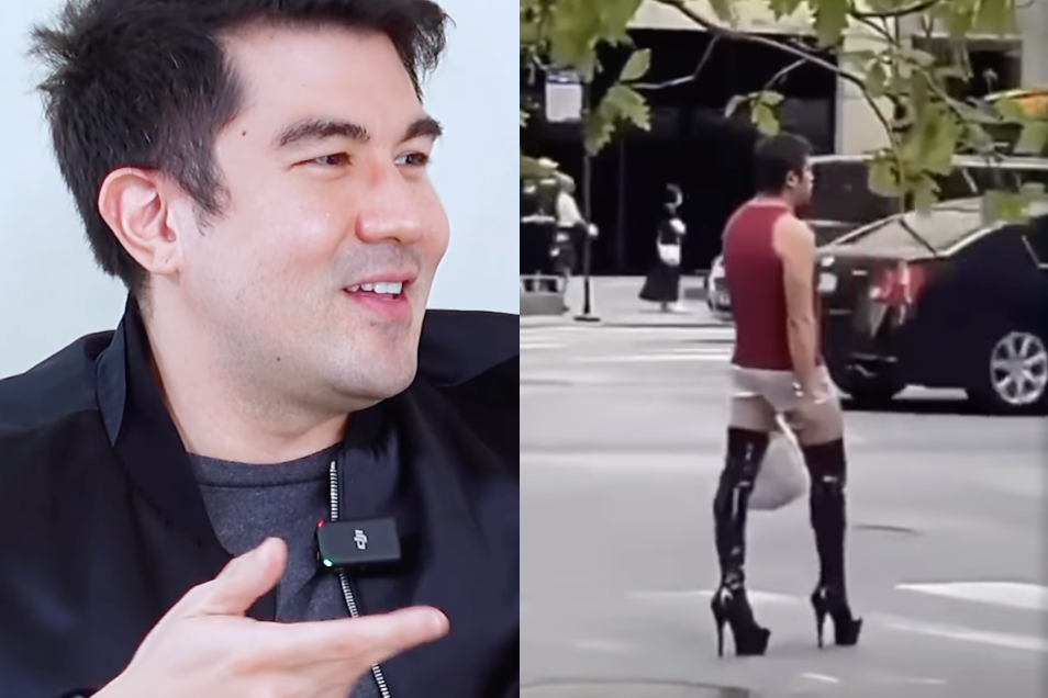 Luis Manzano naloka sa video ng lalaking rumarampa habang naka-high heels: Hindi po ako 'yan!!!