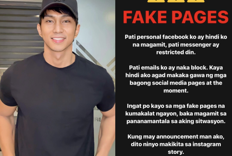 Rendon Labador nagbabala, pinag-iingat ang publiko sa pekeng accounts na gumagamit ng pangalan niya