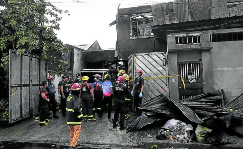 15 patay sa nasunog na pabrika ng mga T-shirt sa QC