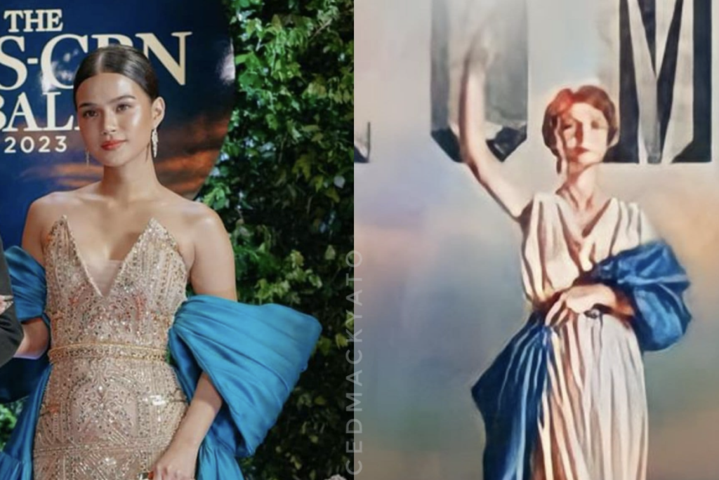 Maris Racal 'nilaro' ng netizens, gown hawig raw sa logo ng Columbia Pictures