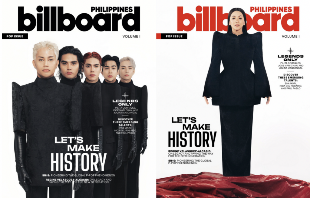 SB19, Regine Velasquez pak na pak sa first cover ng Billboard Philippines