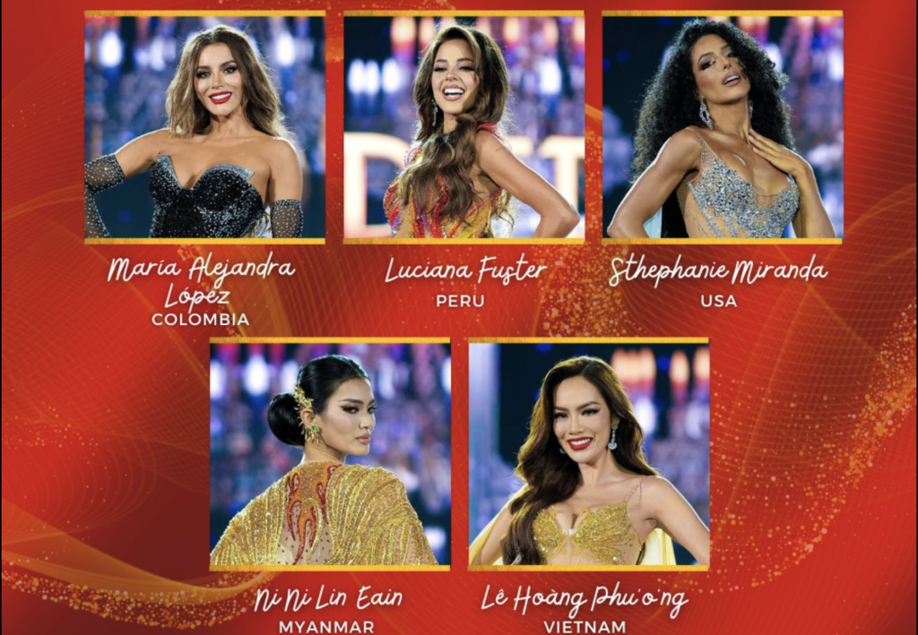 Miss Grand International 2023 Top 5 pinangalanan na!