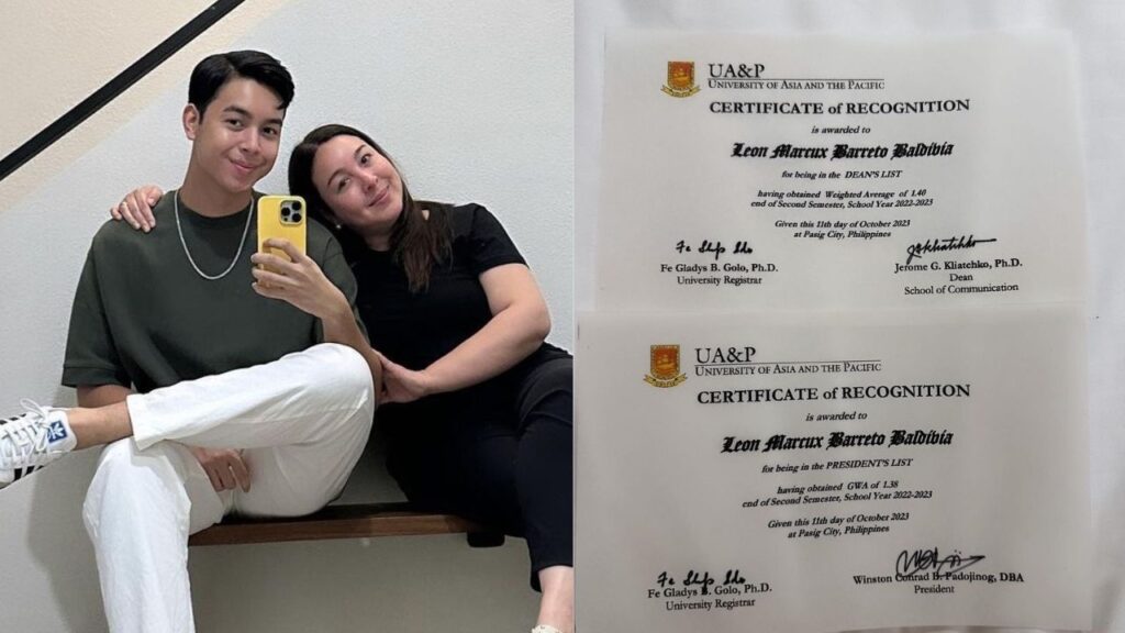 Marjorie Barretto proud na proud sa academic achievements ni Leon: ‘Thank you for being a good son!’