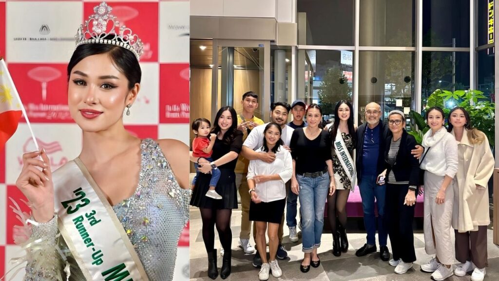 Nicole Borromeo super grateful sa kanyang pamilya: ‘It’s the first time they watched my pageant together’
