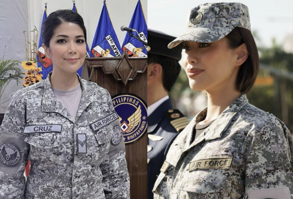 Michelle Dee sinita ni Geneva Cruz sa pagsuot ng PAF military uniform