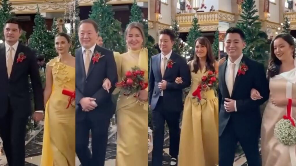 Janeena Chan pasabog ang ‘Christmas’-themed wedding, star-studded ang entourage