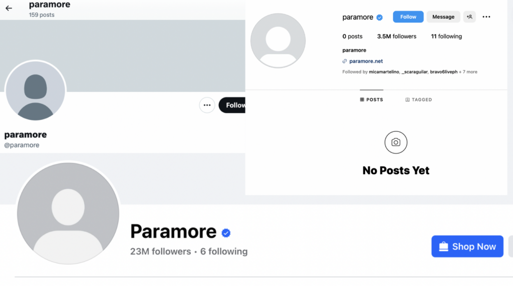 Paramore binura lahat ng content sa socmed, nag-‘disband’ na ba?