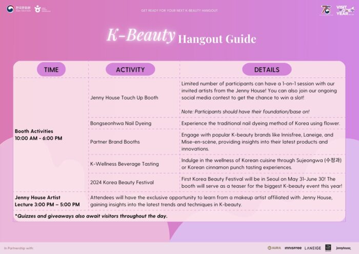 KCC, KTO-Manila maglulunsad ng first-ever ‘K-Beauty Hangout’ sa bansa
