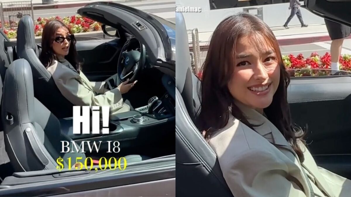 Liza spotted na nagda-drive ng ‘BMW I8’ worth P8.5 million sa ibang bansa