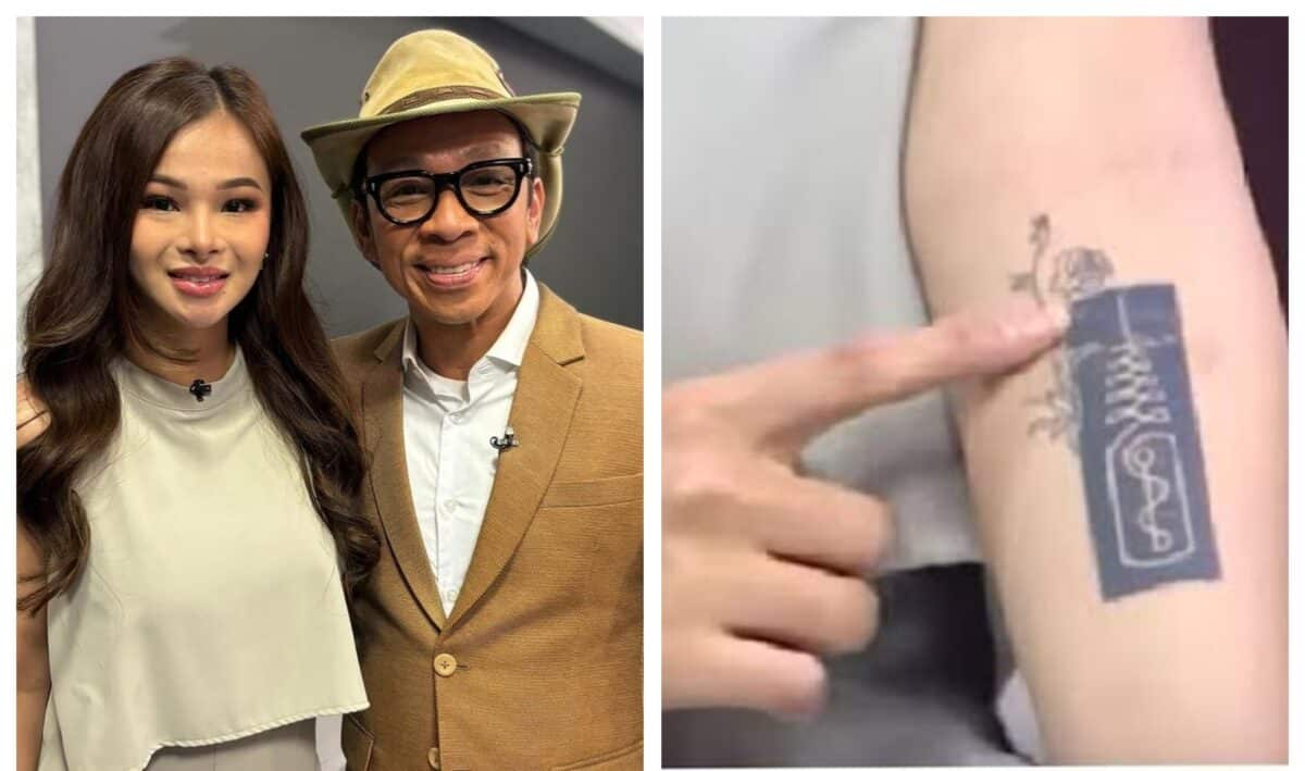 Angeli Khang tinakpan ng tattoo ang mga 'cut' sa braso, naloka sa resulta