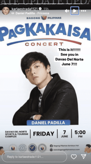 Daniel Padilla makiki-join sa ‘Pagkakaisa’ concert sa Davao