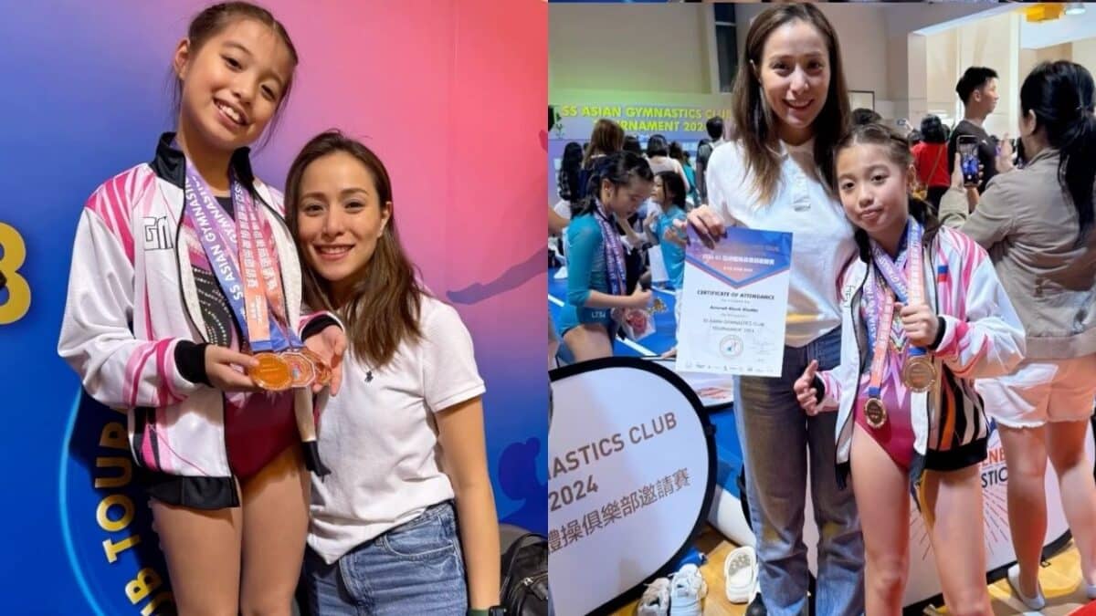 Cristine proud sa anak na nag-compete ng gymnastics sa HK, wagi ng 3 medalya