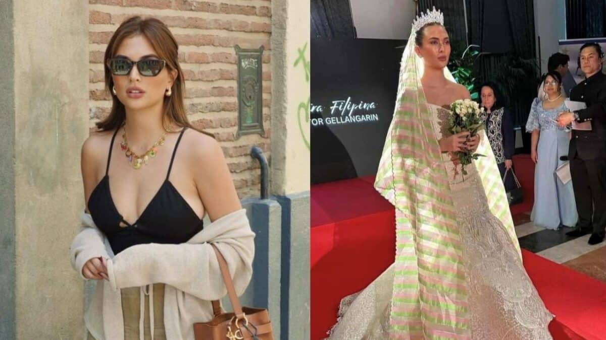 Sofia Andres pak na pak bilang 'bride' sa isang fashion show sa Spain