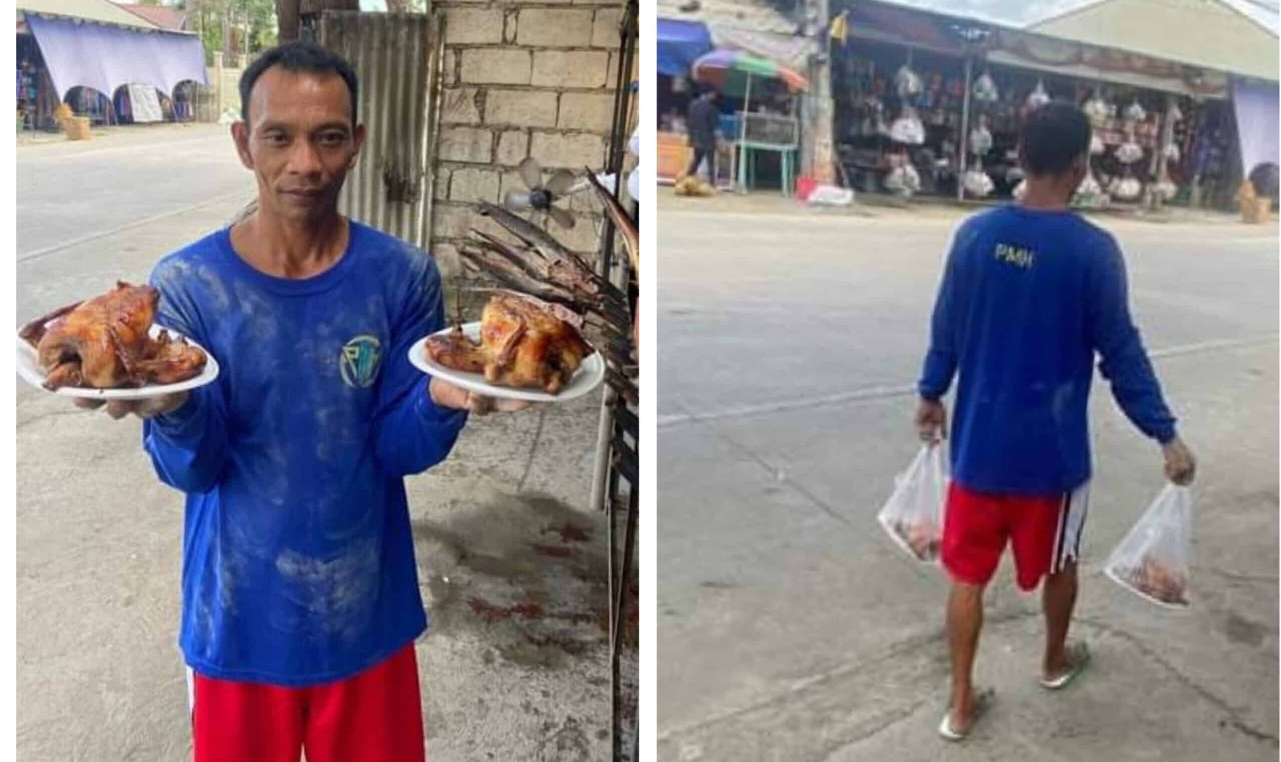 Karpintero na bumili ng lechon manok para sa b-day ng anak na-shock!