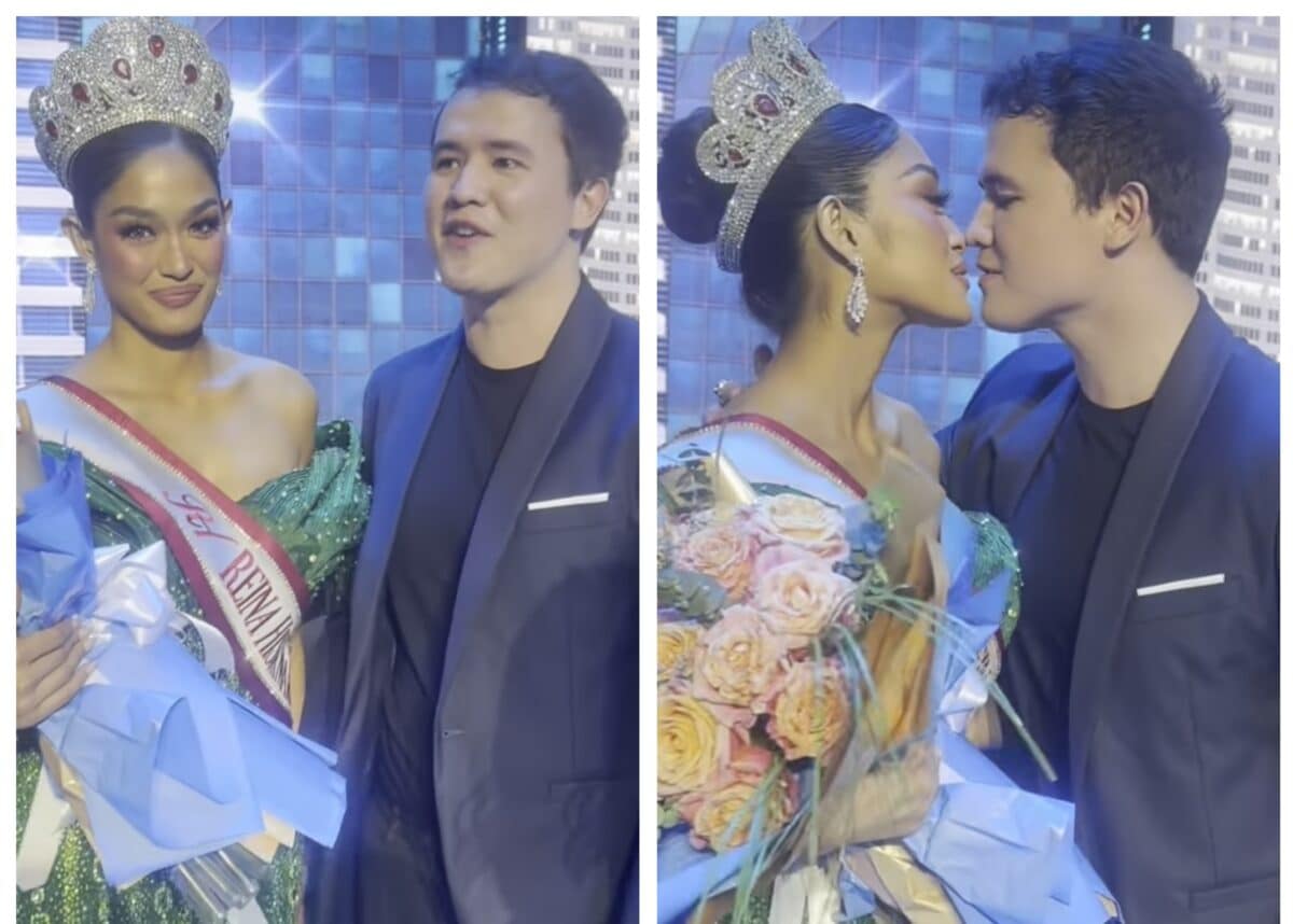 JK proud sa pagkapanalo ni Dia Maté sa Miss World PH, may pa-kiss pa