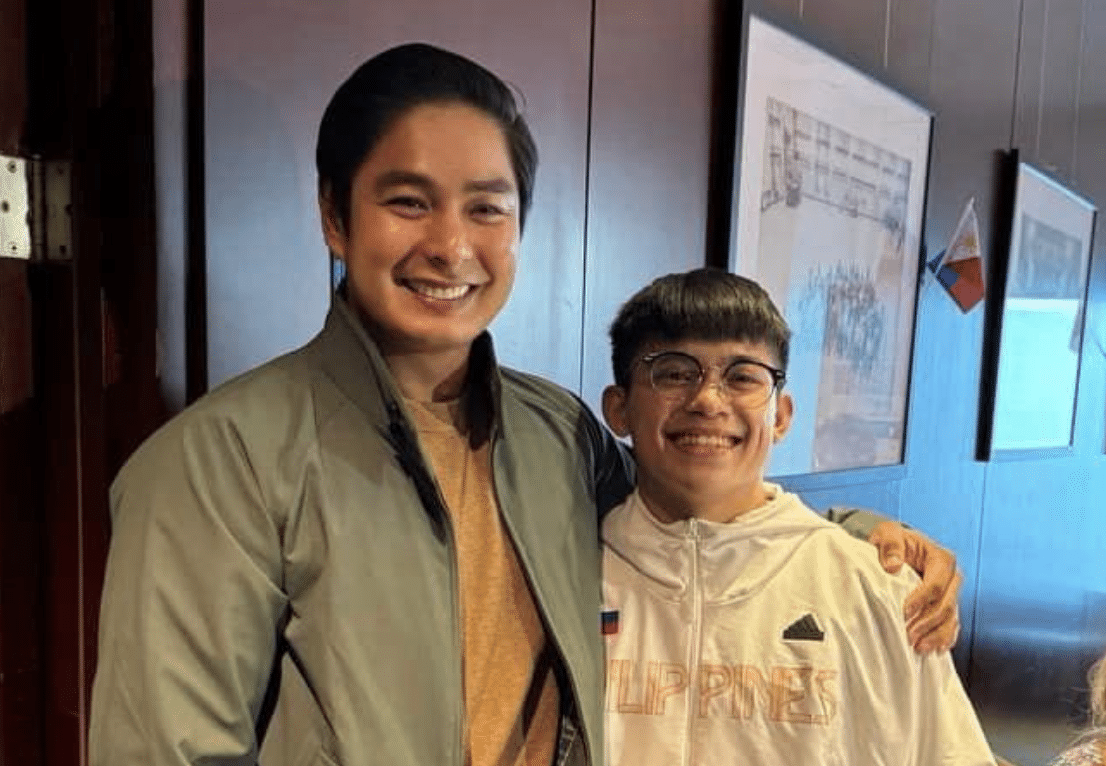 Carlos Yulo nastarstruck nang makita si Coco Martin 