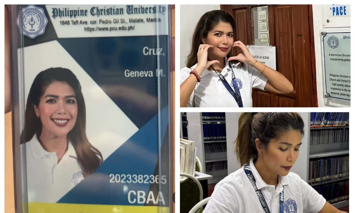 Geneva Cruz balik sa pag-aaral; nag-thank you kay Ronnie Liang