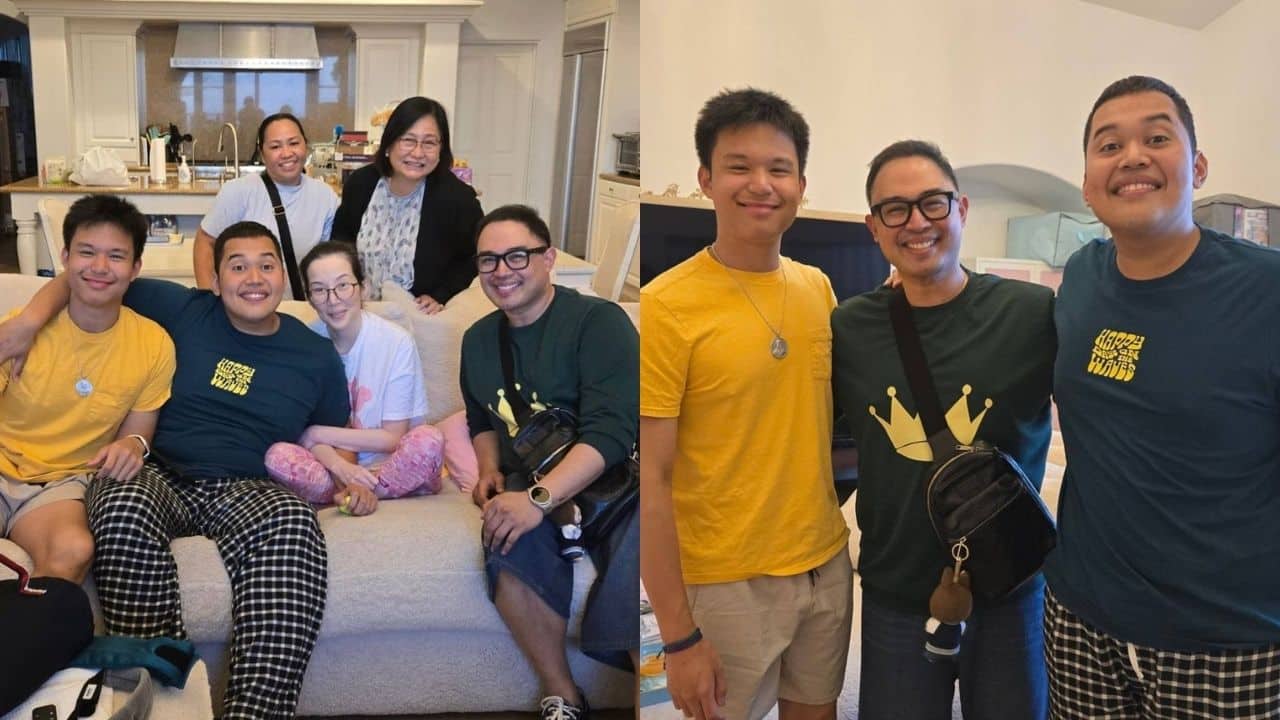 Jed Madela bumisita kay Kris Aquino sa US: 'So happy to see her!'