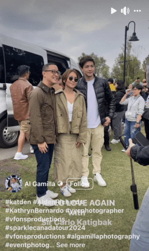 Kathryn, Alden pinagkakaguluhan pa rin sa Canada, Carlo Katigbak bumisita sa set