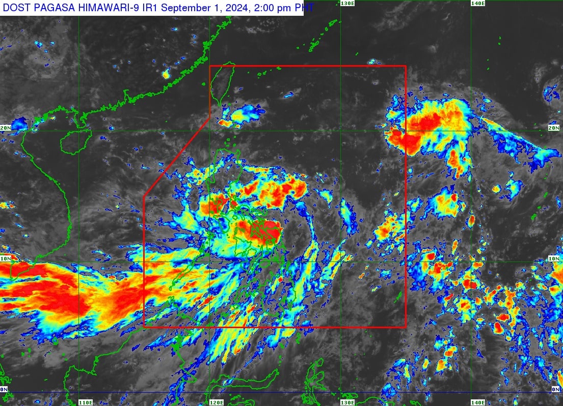 Bagyong Enteng magpapaulan, Signal no. 1 itinaas sa bahagi ng Luzon, Visayas