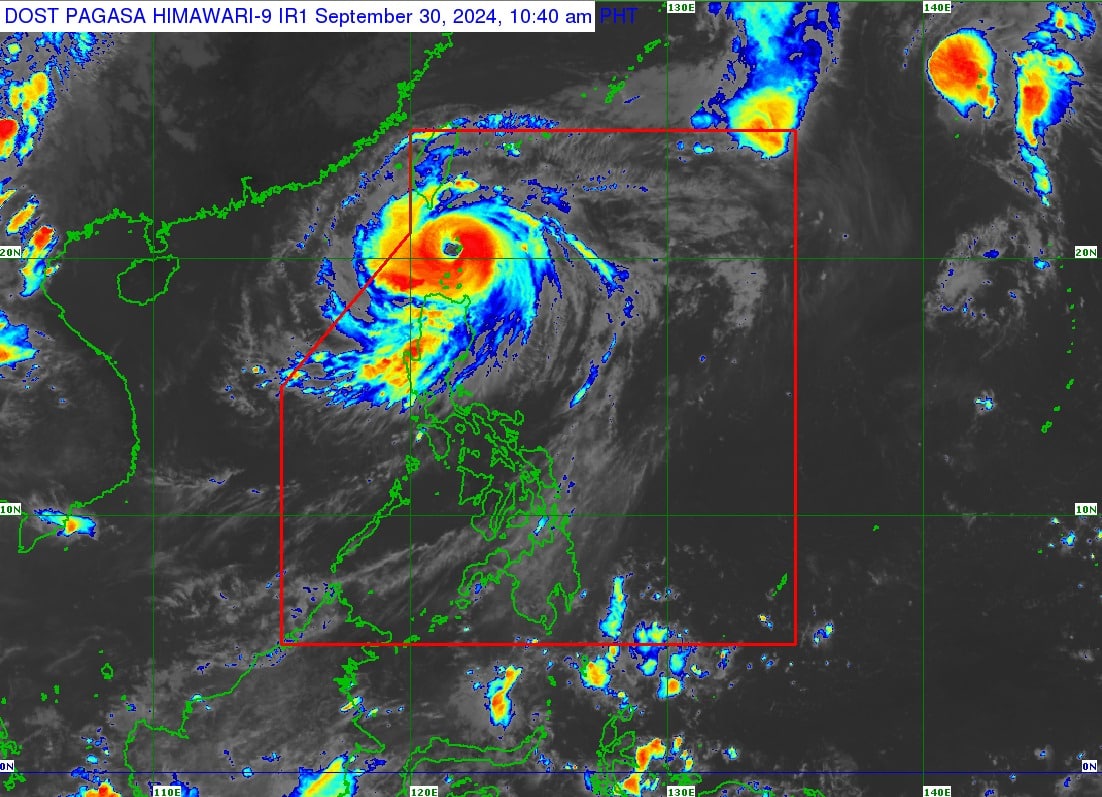 ‘Julian’ binabadya ang Batanes kaya inilagay na sa Signal No. 4