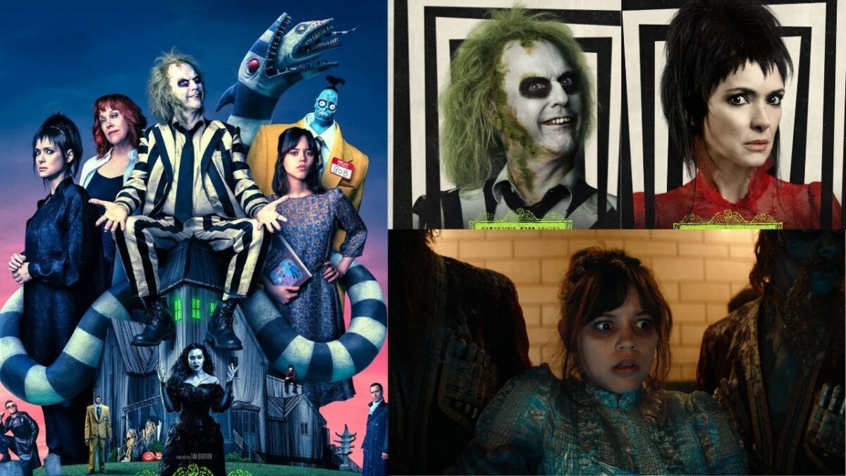 ‘Beetlejuice Beetlejuice’ nina Jenna Ortega, Micheal Keaton, Winona Ryder pinuri