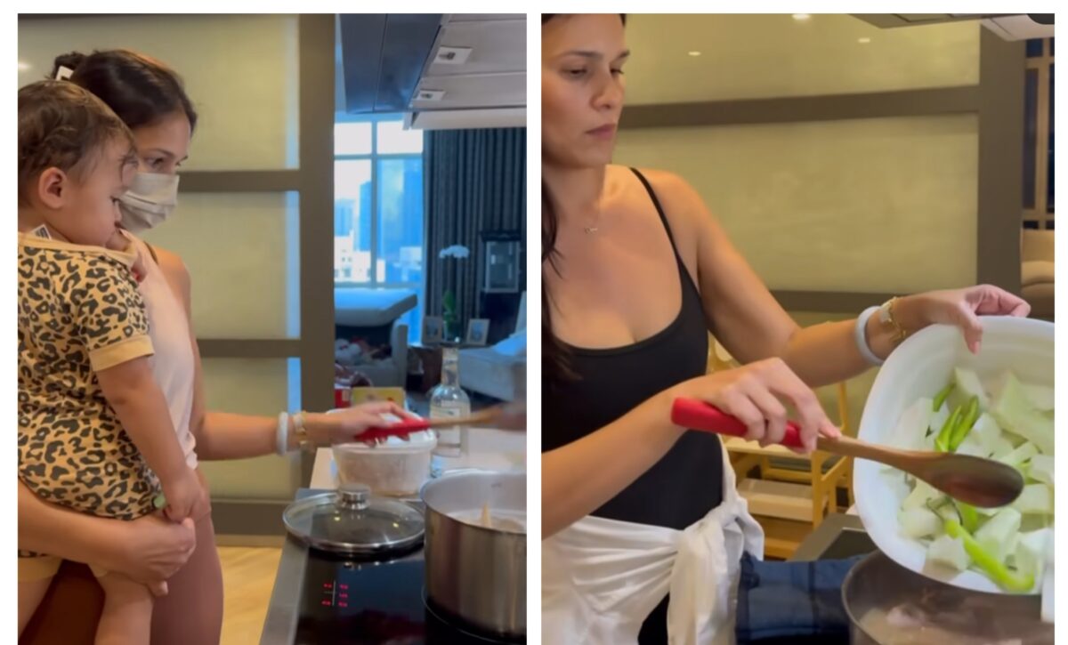 Iza tagumpay sa unang pagluluto ng tinola: I don't really cook much