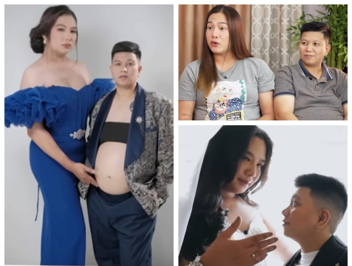 Magdyowang beki at lesbian ikinasal na, magiging 2 na ang baby