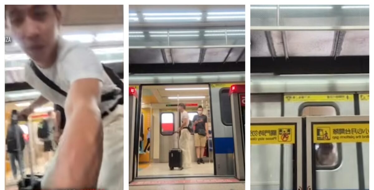 OFW sa Taiwan shookt nang biglang umandar ang tren habang nagba-vlog