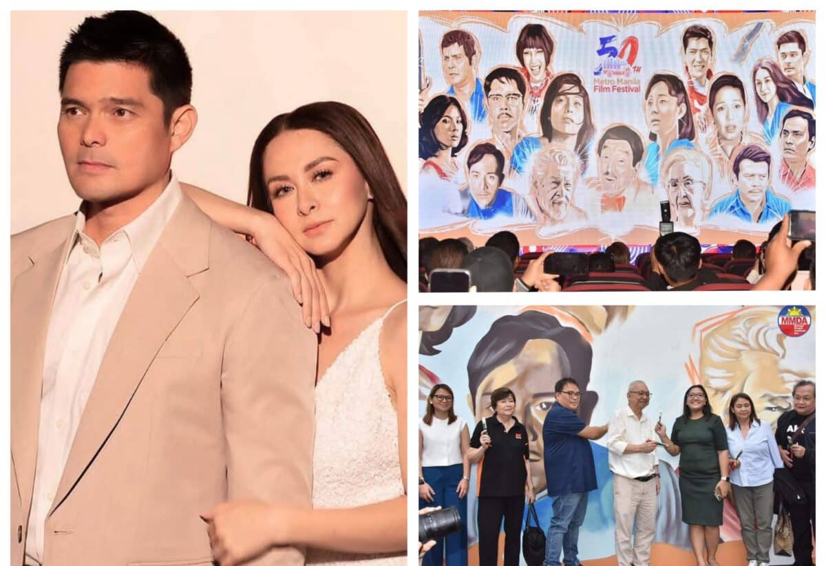 DongYan, Vice, Vic pasok sa MMFF mural sa EDSA; '50@P50' sa sine winner