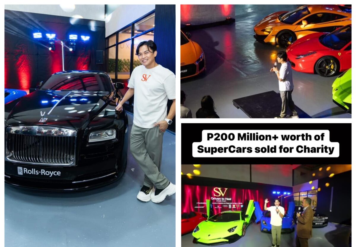 Sam Verzosa ibinenta 10 luxury car para sa pagpapatayo ng dialysis center