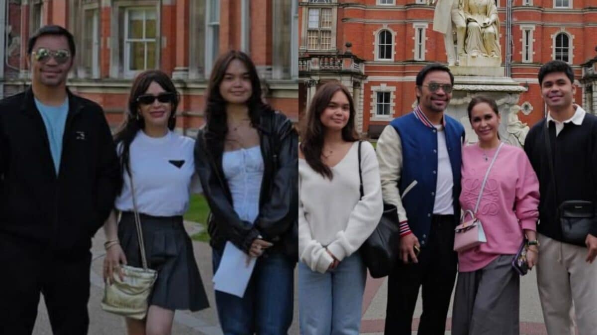 Manny, Jinkee todo ang suporta sa paglarga ni Princess sa London