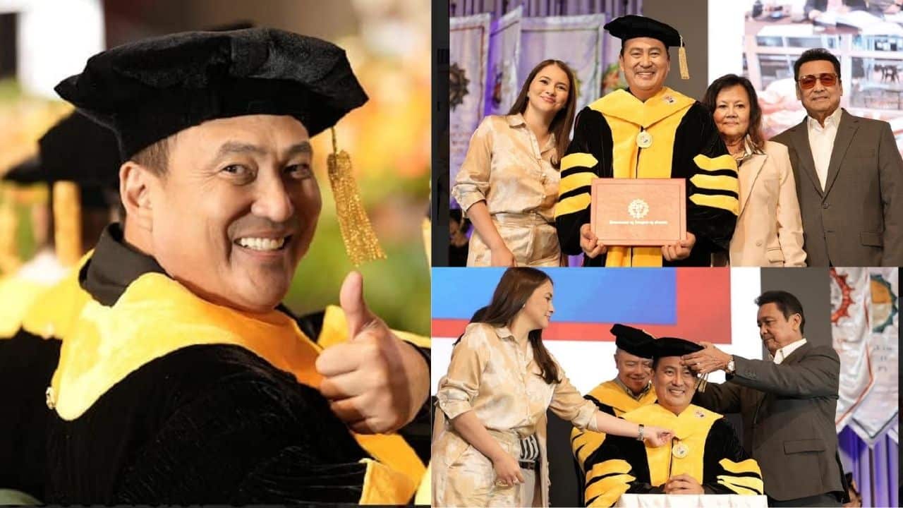 Mark Lapid nagtapos ng doctorate degree sa PLM, nagpasalamat sa pamilya