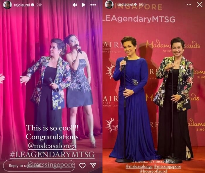 Wax figure ni Lea Salonga sa Madame Tussauds ibinandera na: ‘She’s here!’