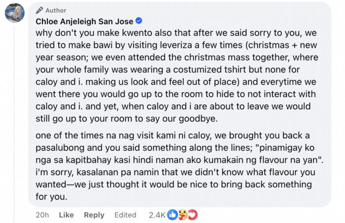 Chloe, Carlos nag-sorry na noon kay Angelica, ilang beses sinuyo pero anyare?