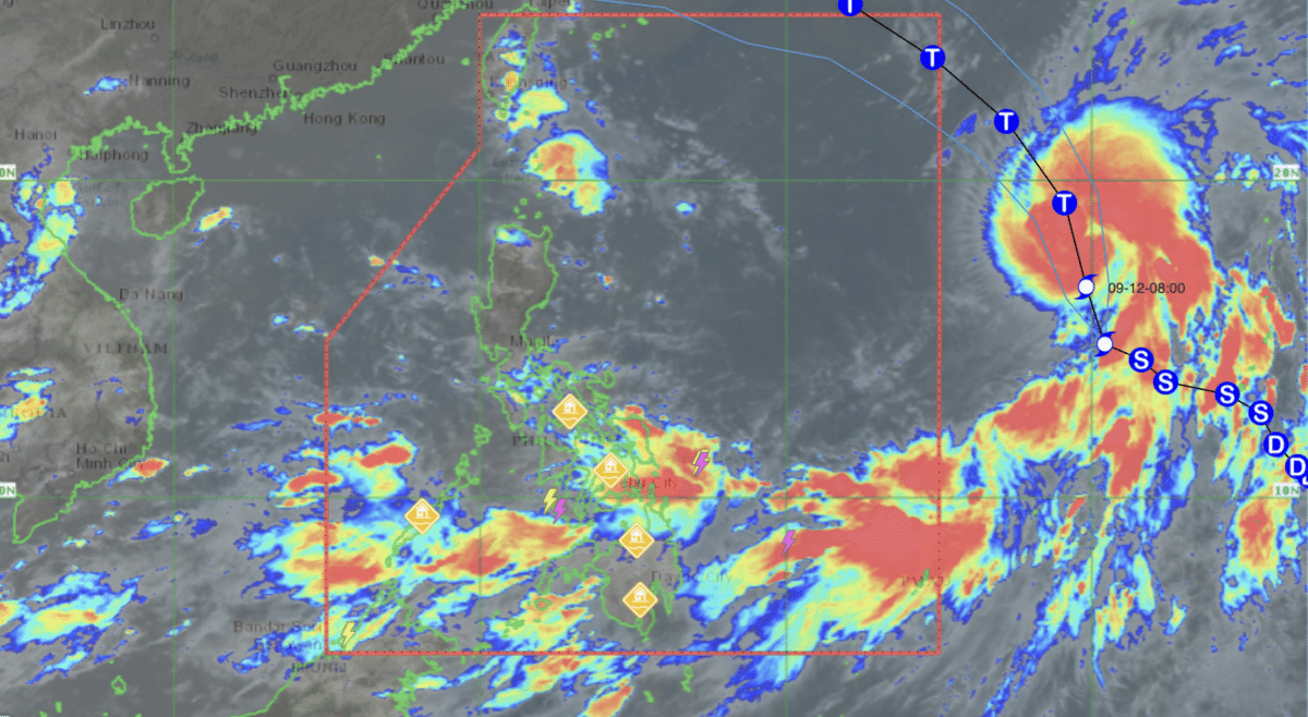 Bagyo posibleng pumasok sa bansa sa Sept. 13, nagpapaulan na sa ilang lugar
