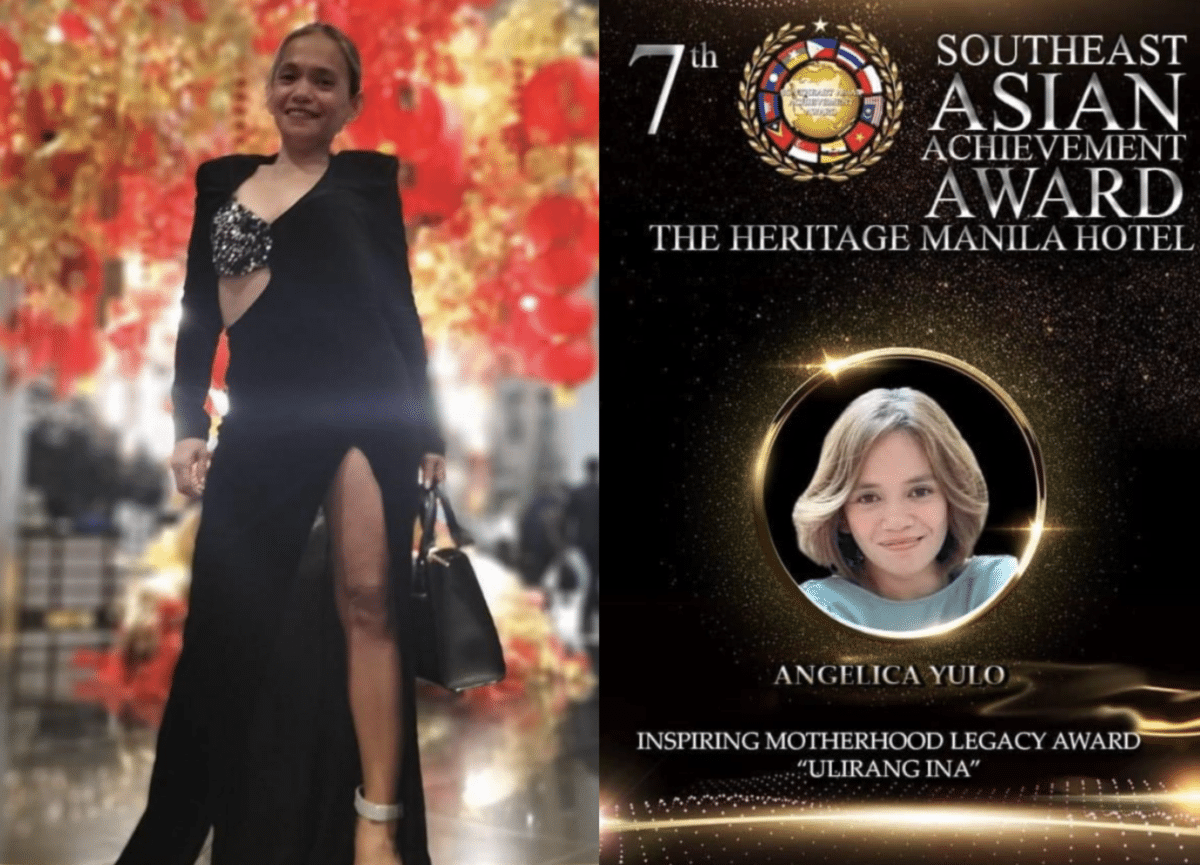 Angelica Yulo tatanggap ng 'Ulirang Ina' award mula sa SEAAA