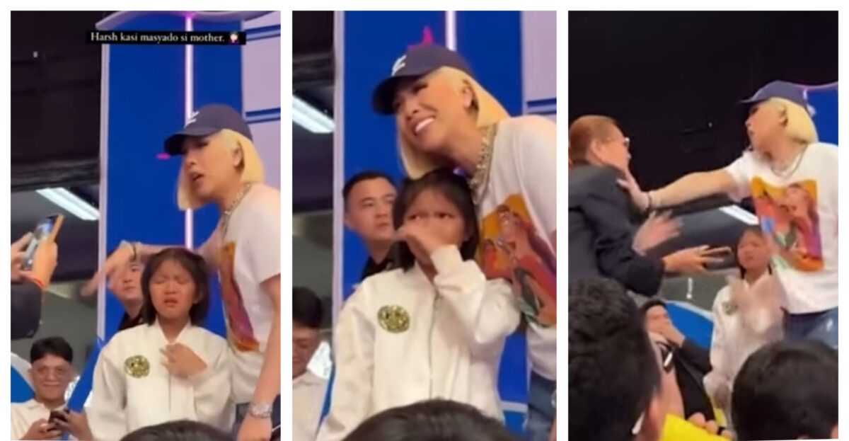 Vice na-bad trip sa ina ng batang umiiyak na nagpa-picture sa kanya?