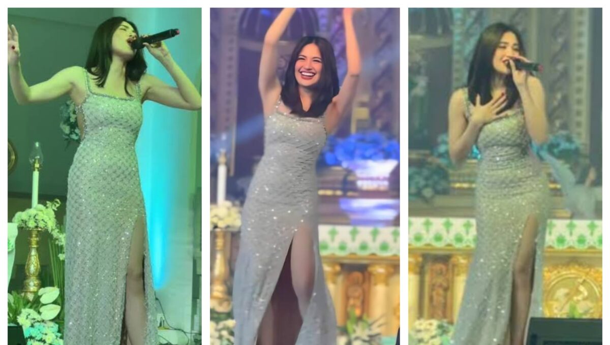 Julie Anne basag dahil sa OOTD, pagkanta ng Dancing Queen sa simbahan