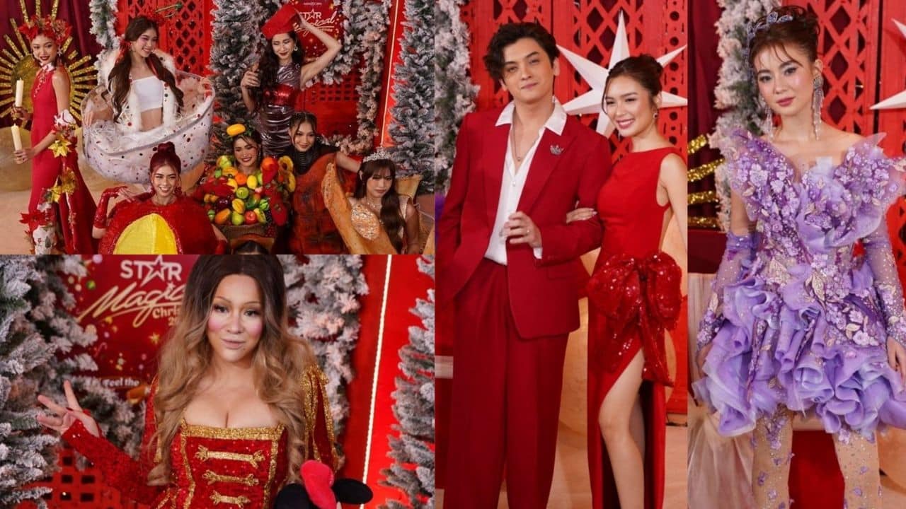 TINGNAN: Celebs patalbugan ng #OOTD sa Star Magic Christmas Ball