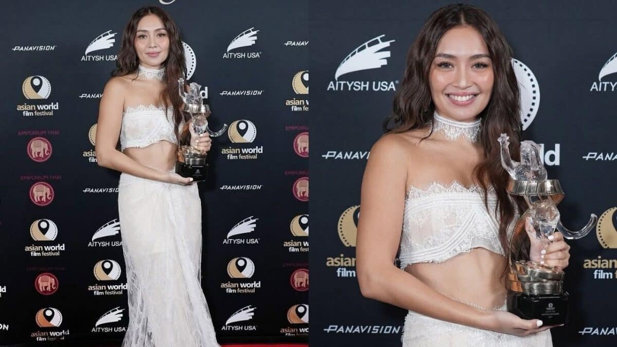 Kathryn kinilala, binigyan ng award sa Asian World Film Fest sa California