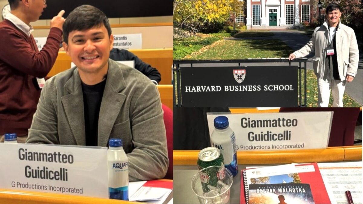 Matteo Guidicelli nag-aaral uli, pumapasok sa Harvard Business School