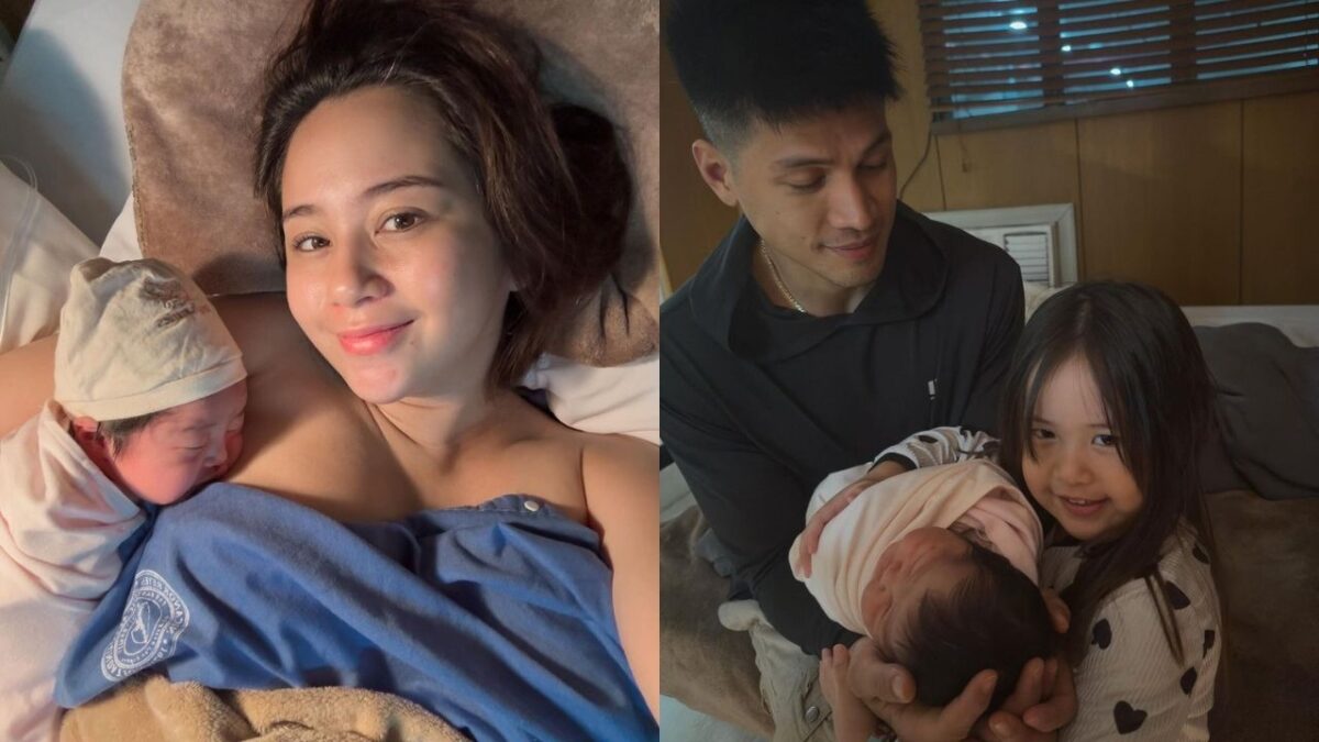 Sophie nanganak na sa 2nd baby nila ni Vin: ‘Family of 4 is complete!’