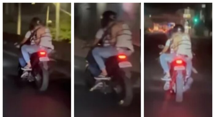 Rider itinali ang angkas na pasaherong nakatulog sa sobrang kalasingan