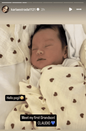 Karla may pa-face reveal ng apo: 'Meet my 1st grandson, Claudio!'