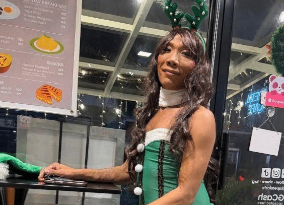 Diwata inokray, nagmukhang 'tikbalang' sa Christmas costume