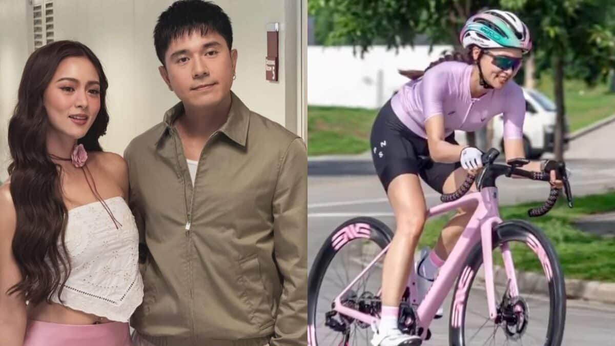 Kim tinukso dahil sa 'pink' bike, regalo nga ba ni Paulo?