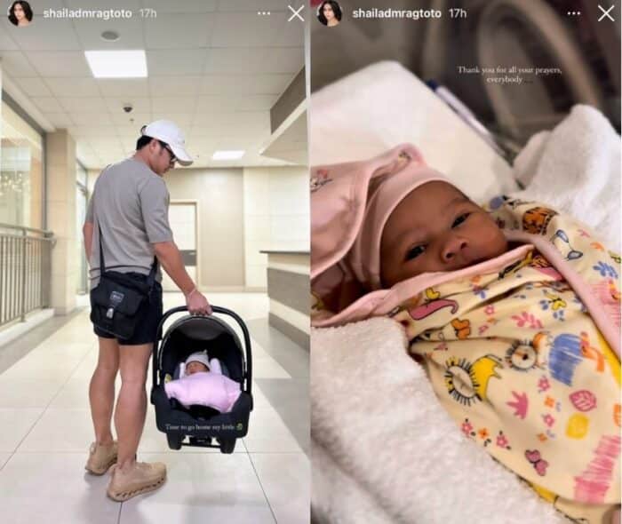 Shaila Rebortera nanganak na sa 2nd baby, super flex sa 'maalagang' mister